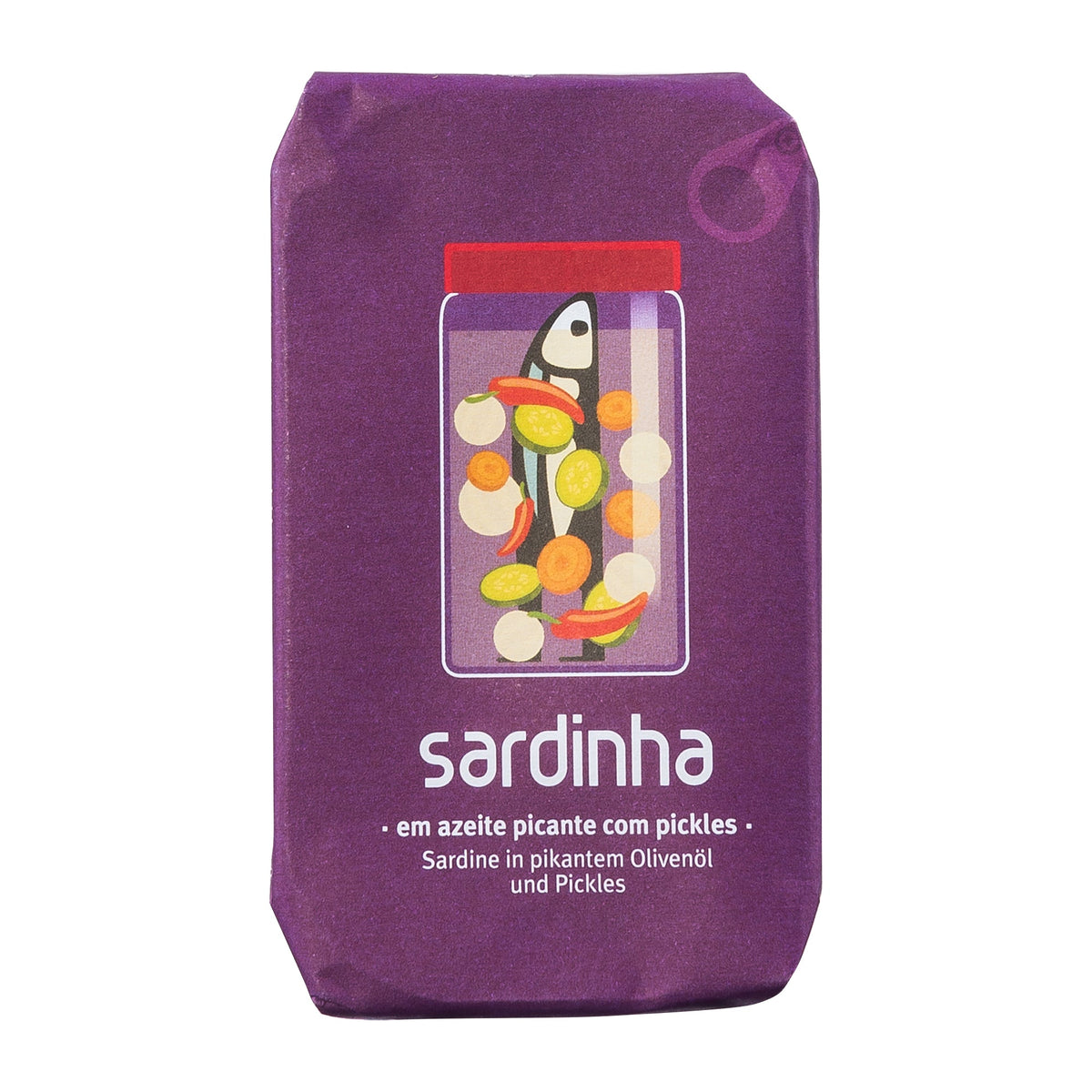 Sardinha Ölsardinen mit Mixed Pickles