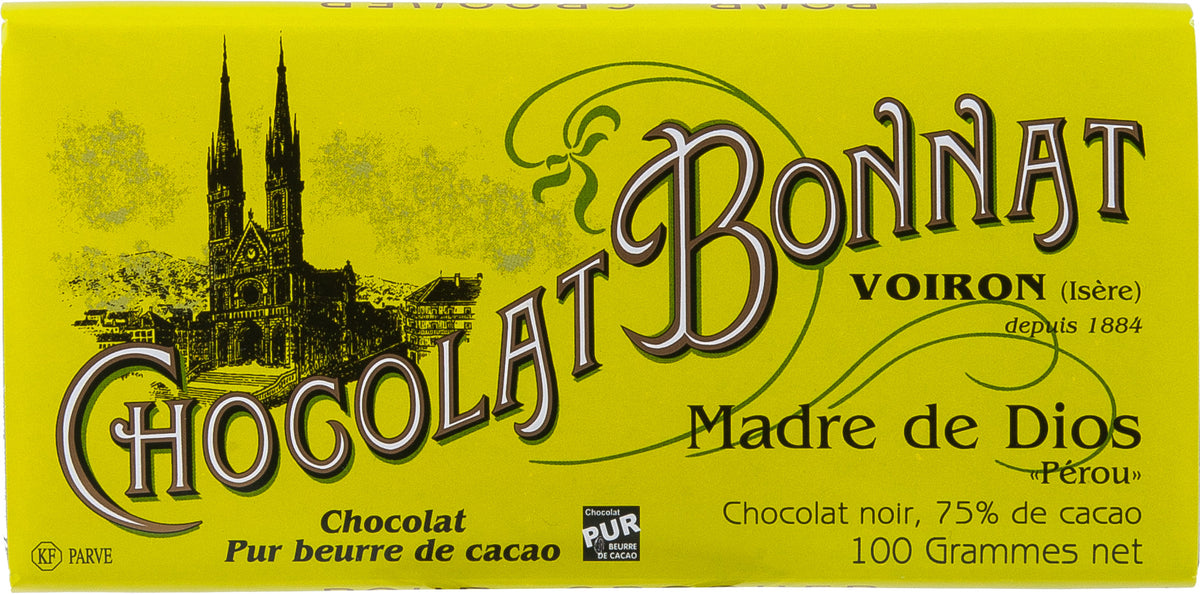Bonnat Schokolade Madre de Dios 75% Zartbitterschokolade