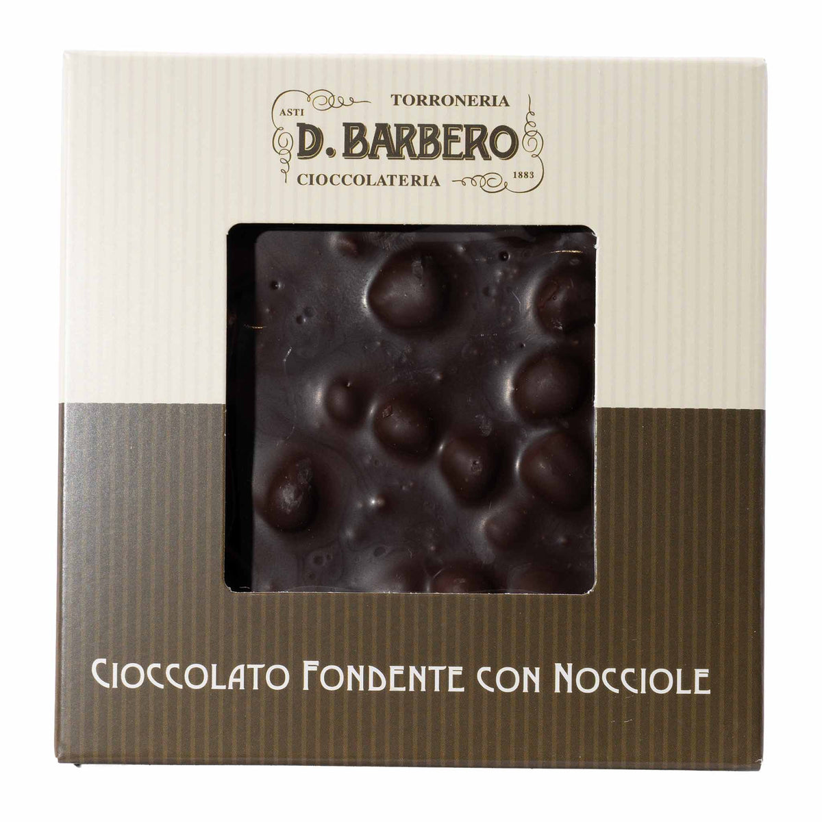 D.Barbero dunkle Schokolade mit Haselnüssen 120g