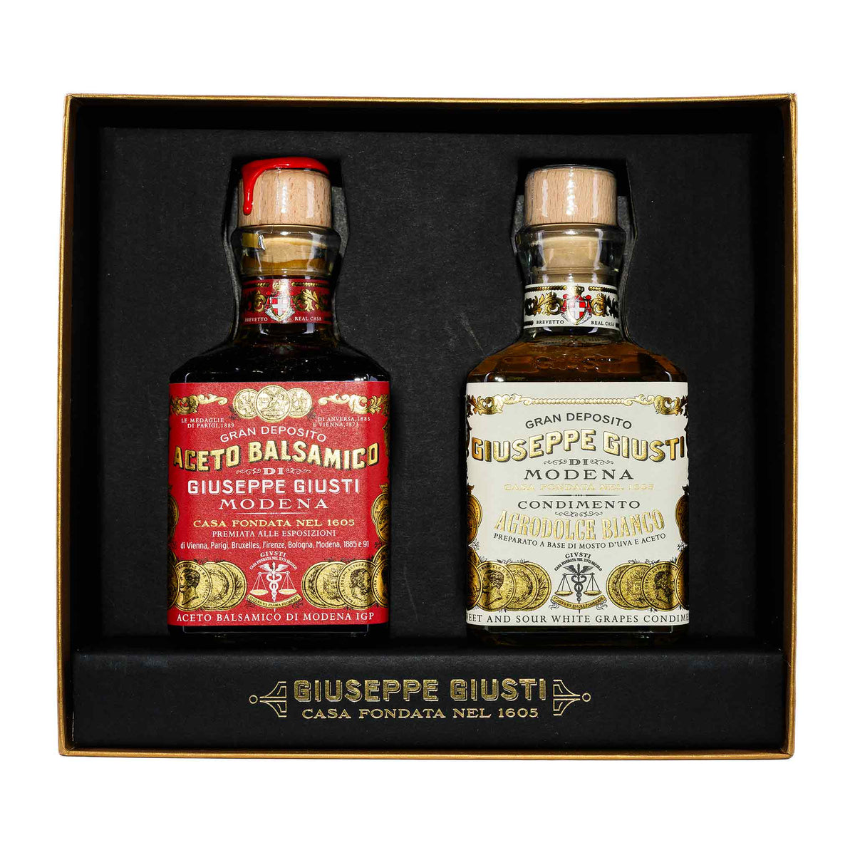 Giuseppe Giusti Duetto Essig Geschenkset 2x250ml