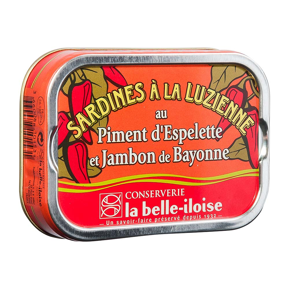 La belle iloise Sardinen á la Luzienne
