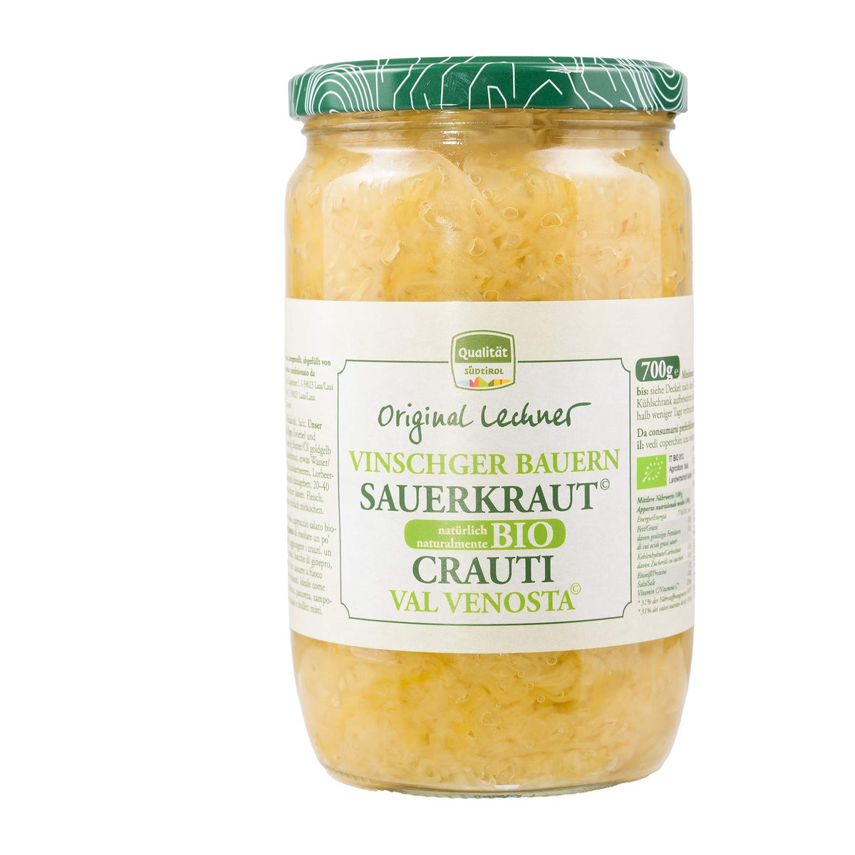 Lechner Bio Sauerkraut im Glas 700g