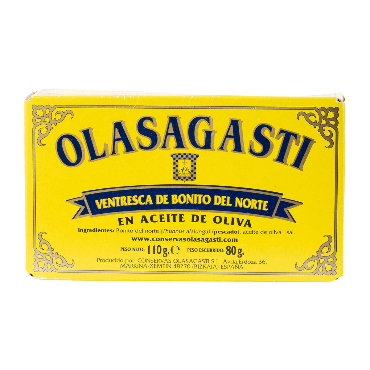 Olasagasti Ventresca – Thunfischbauch in Olivenöl 110g
