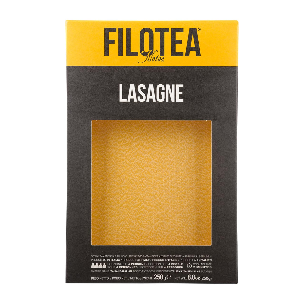 Pasta Filotea Lasagne Platten 250g