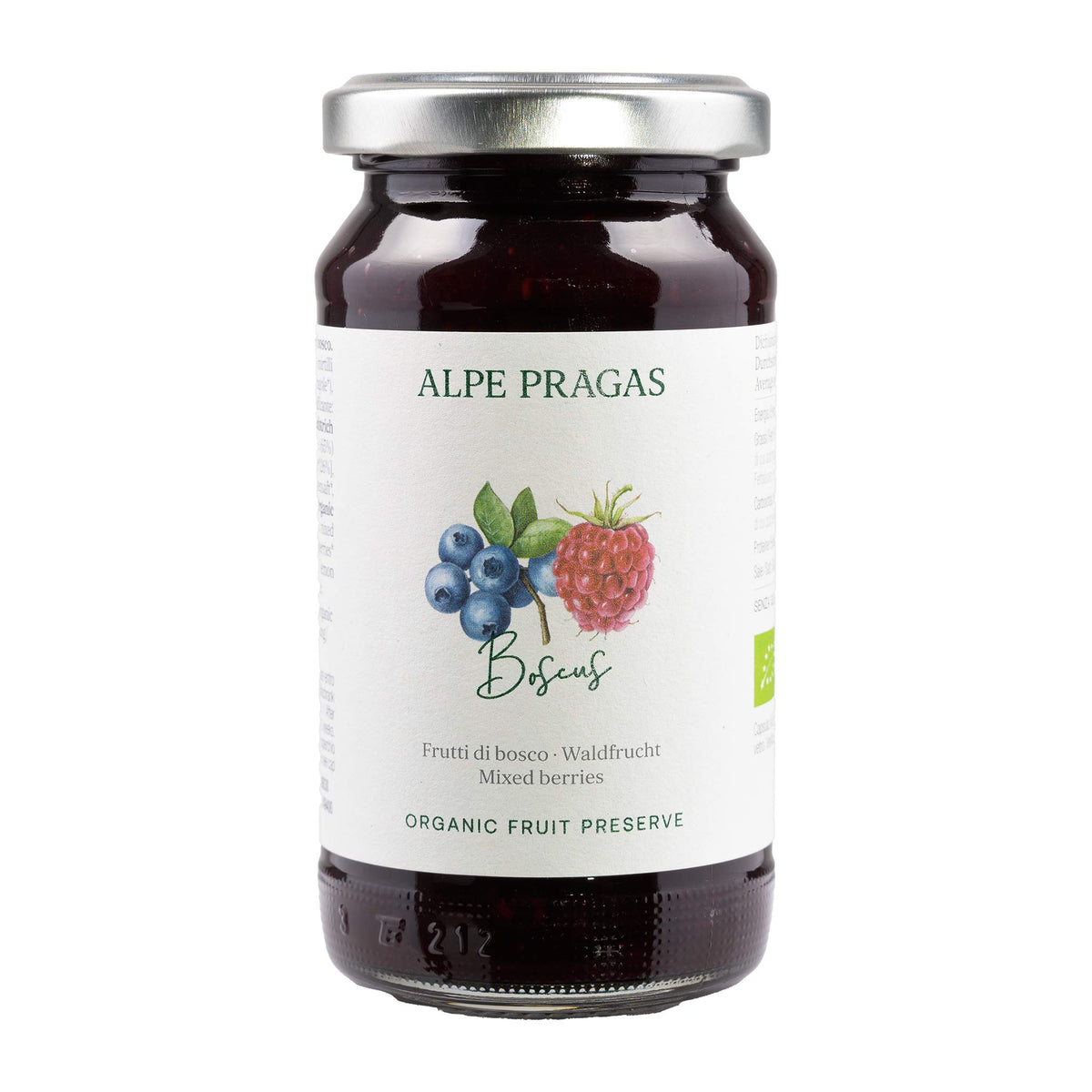 Alpe Pragas  Bio Fruchtaufstrich Waldfrucht  220g