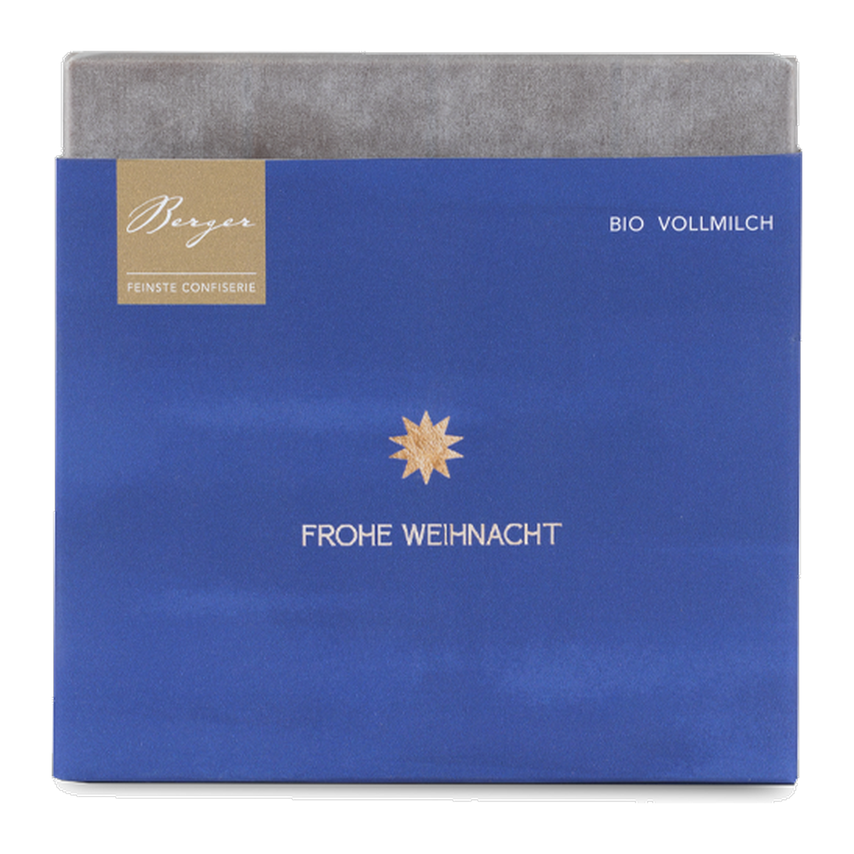 Berger Schokolade Frohe Weihnachten Bio Vollmilch 70g