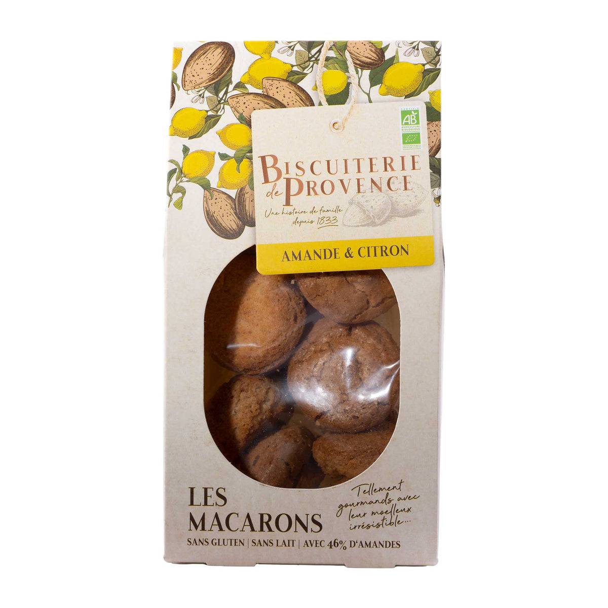 Biscuiterie de Provence  Mandel Macarons mit Zitrone