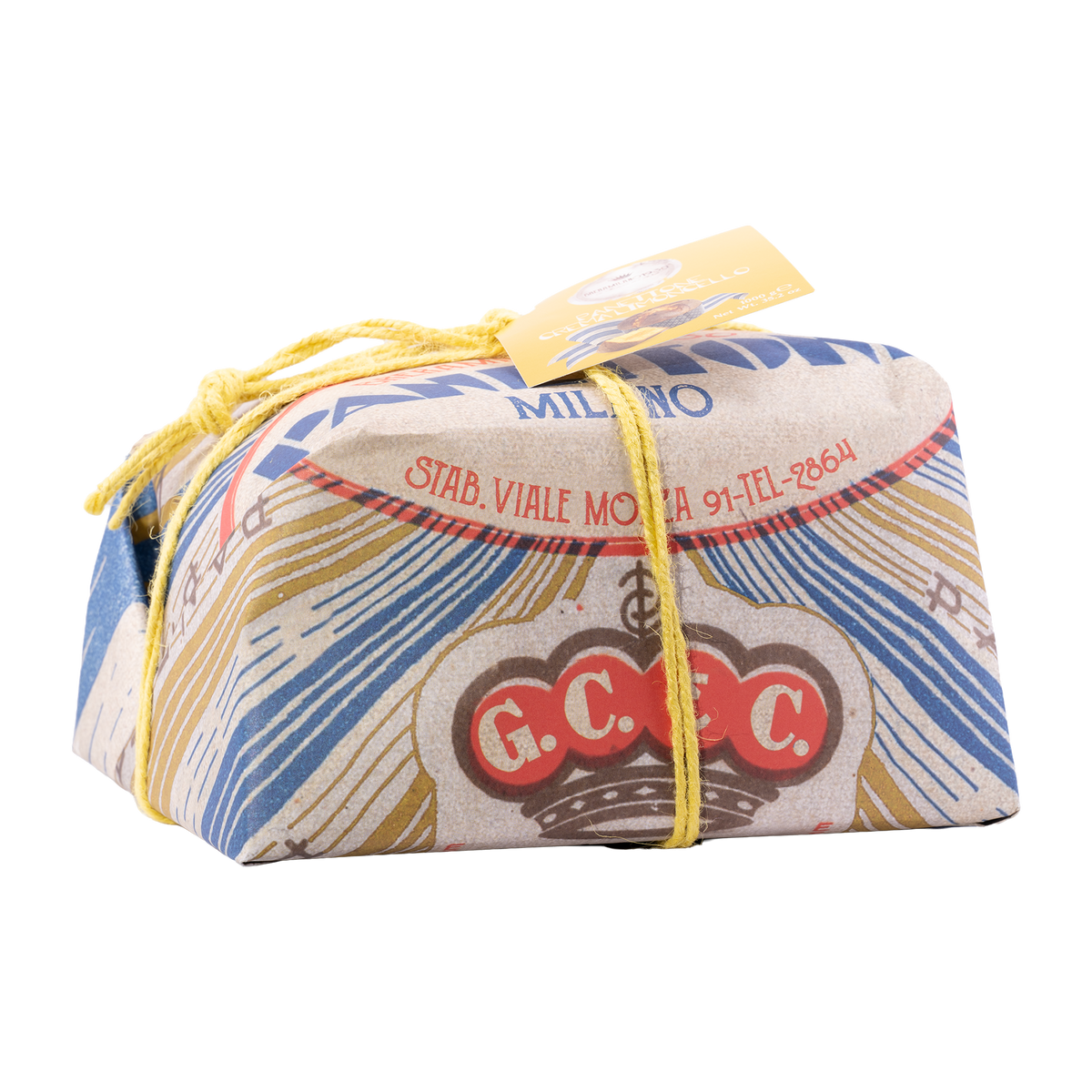 Breramilano 1930 Panettone mit Limoncello-Creme, 1000 g, mit gelbem Faden
