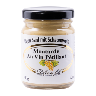 Dijon mustard with sparkling wine