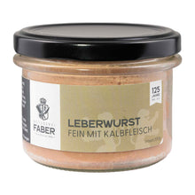 Faber Feinkost  Leberwurst mit Kalbfleisch  200g