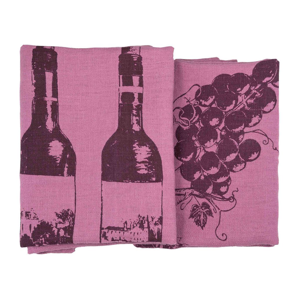 Frohstoff  Leinen Geschirrtuch Set Vino