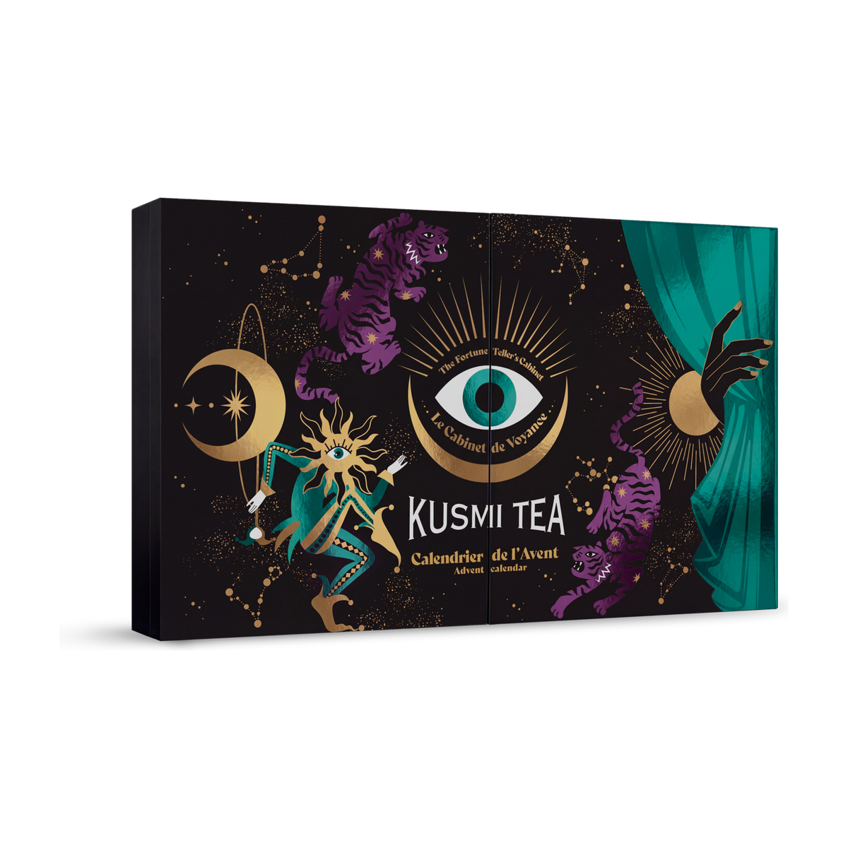 Kusmi Tea Bio-Tee-Adventskalender 2026 im Design Le Cabinet de Voyance