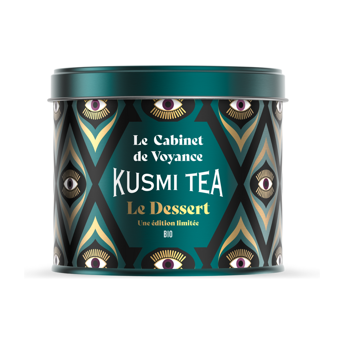 Kusmi Tea Le Dessert Bio-Weihnachtstee in der grünen 90-g-Dose 2026