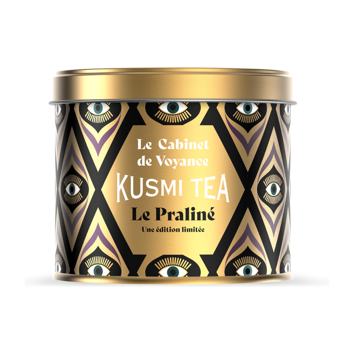 Kusmi Tea Le Praliné Weihnachtstee in der goldenen 95-g-Dose