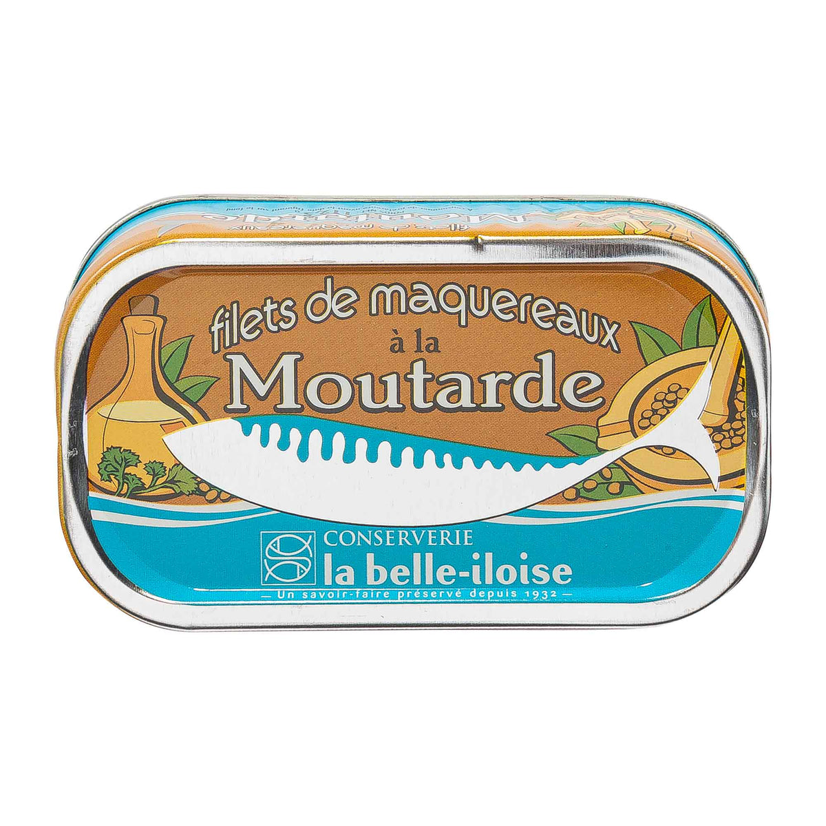 La belle iloise  Makrelenfilet in Senf
