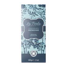 La Perla di Torino Weiße Schokolade – gesalzene Pistazien, 60 g