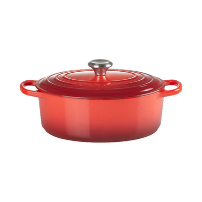 Bräter Oval – 35cm Kirschrot