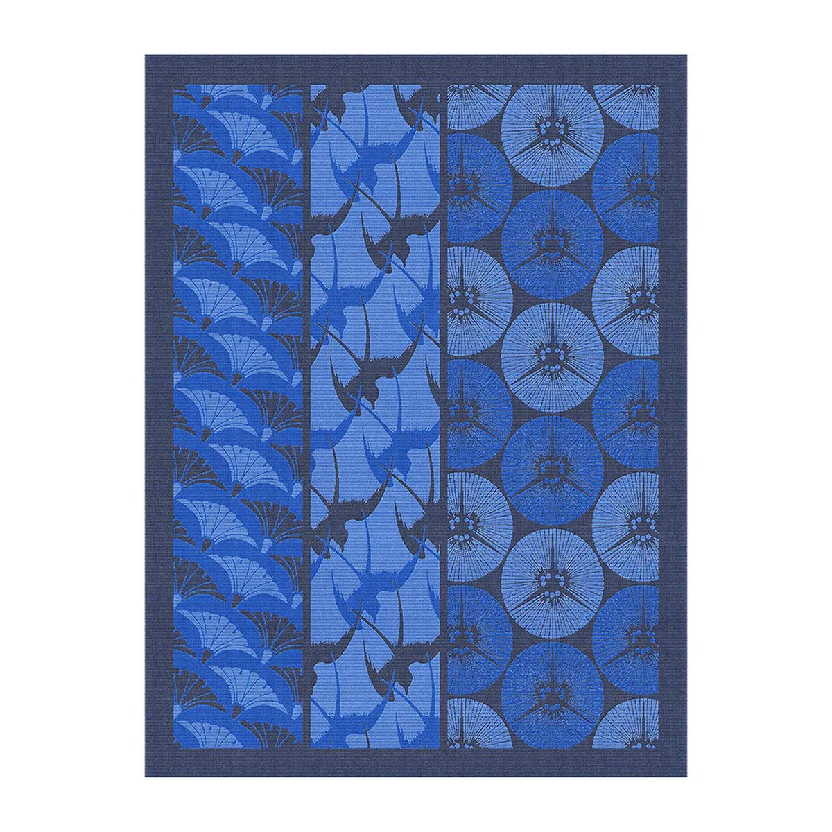 Le Jacquard francais  Geschirrtuch Yukata  indigo