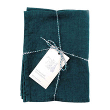 Linen Tales  Leinen Geschirrtuch  Deep Water