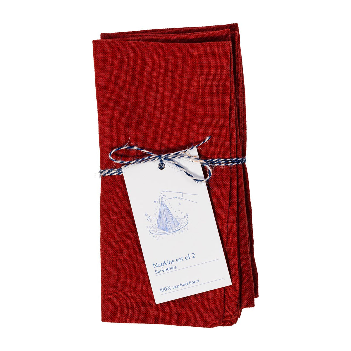 Linen Tales  Leinen Servietten  Lava Falls  2er Set