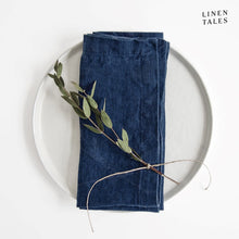 Linen Tales  Leinen Servietten  Navy  2er Set