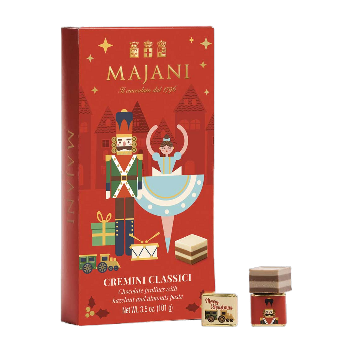 Majani Fiat Cremino classico – Weihnachtsschachtel 101 g