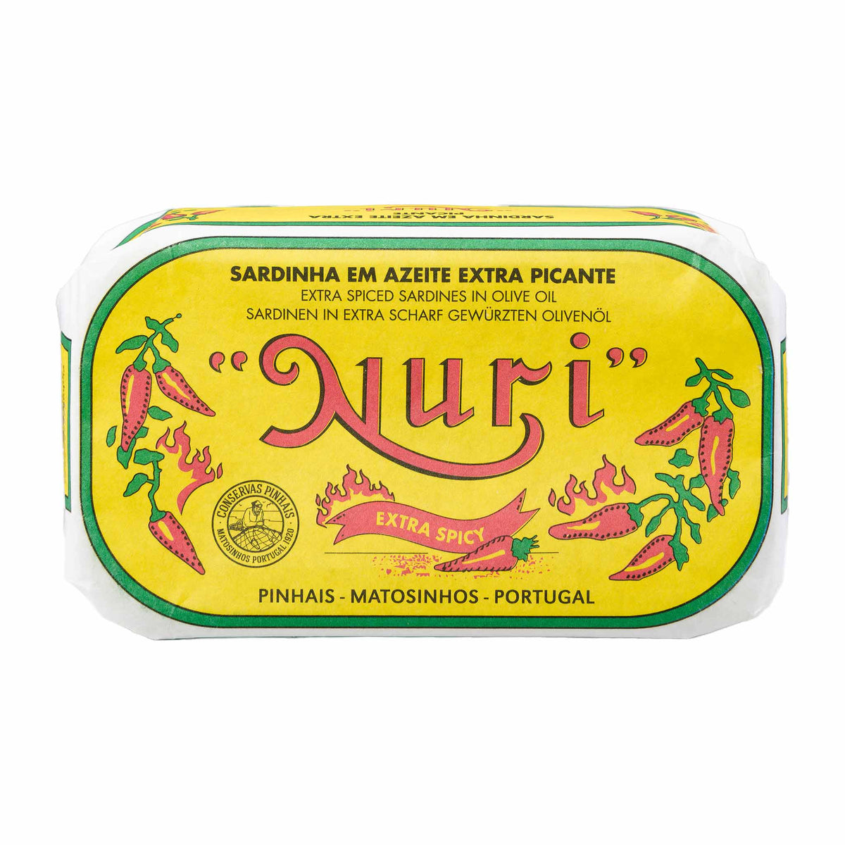 Nuri  Sardinen in extra scharfem Olivenöl  90g