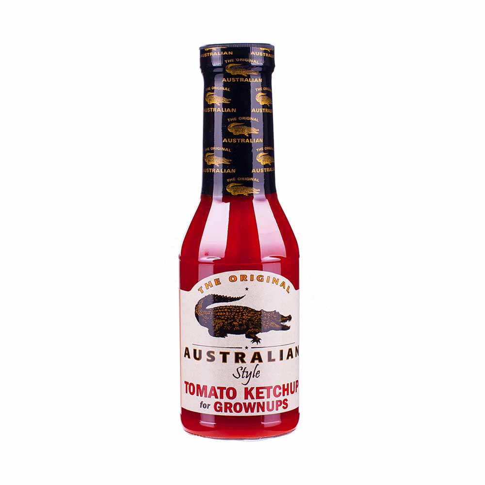The Original Australian  Tomato Ketchup for Grownups