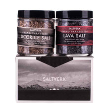Saltverk  Geschenkset mit Lava- und Lakritzsalz
