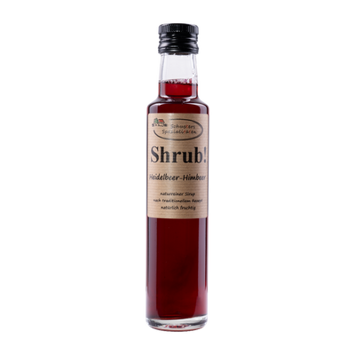 Shrub Blueberry Raspberry Syrup