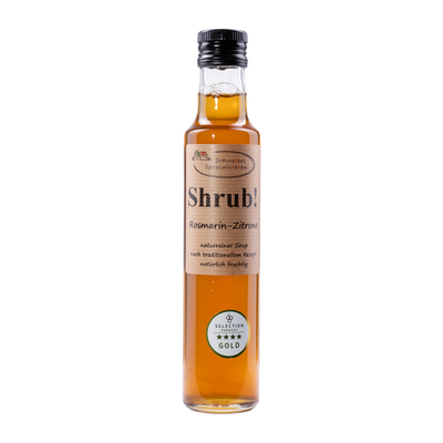 Shrub Rosemary-Lemon Syrup